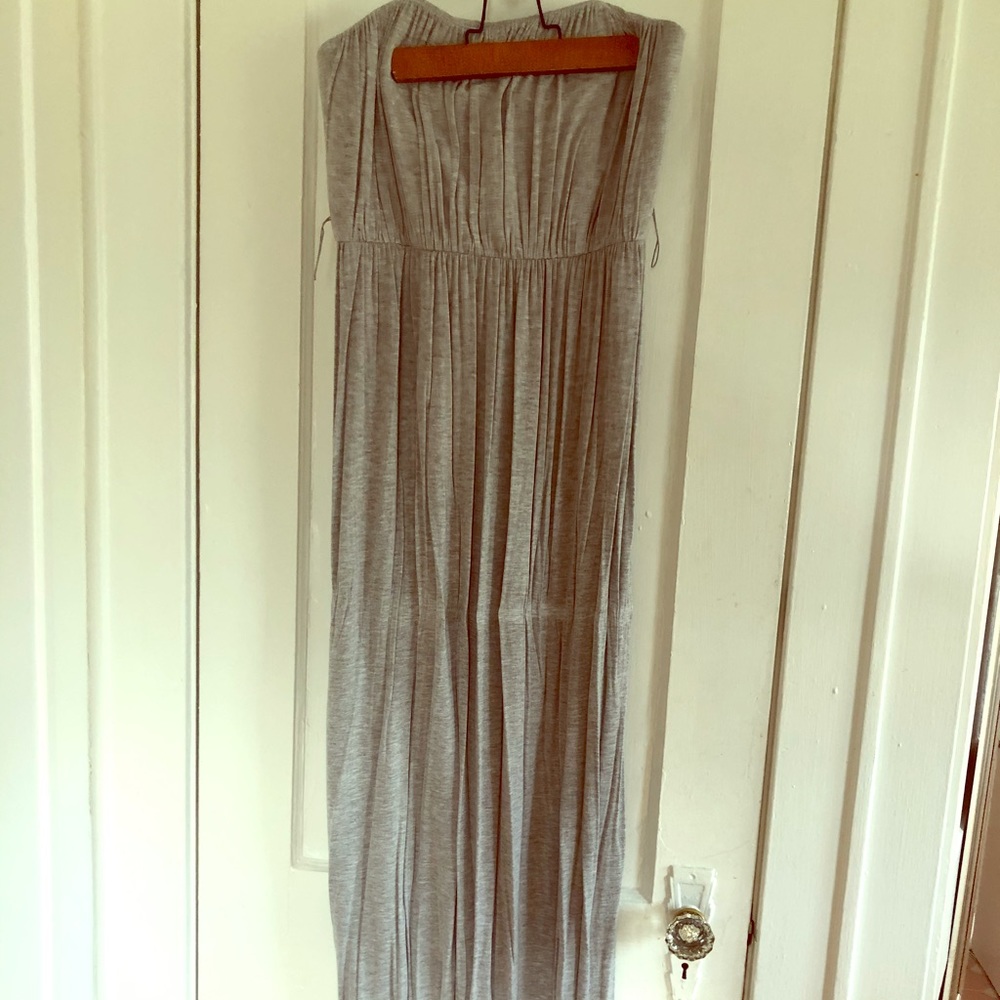 Lightly worn maxi cotton dress with wired breast